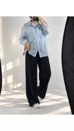 شومیز پری شیشه ای ونوش زنانه 405655 - تصویر 4