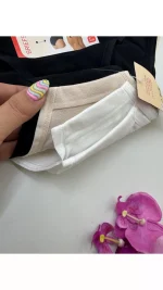 شورت نخی پک پنج عددی زنانه ES5322 - تصویر 2