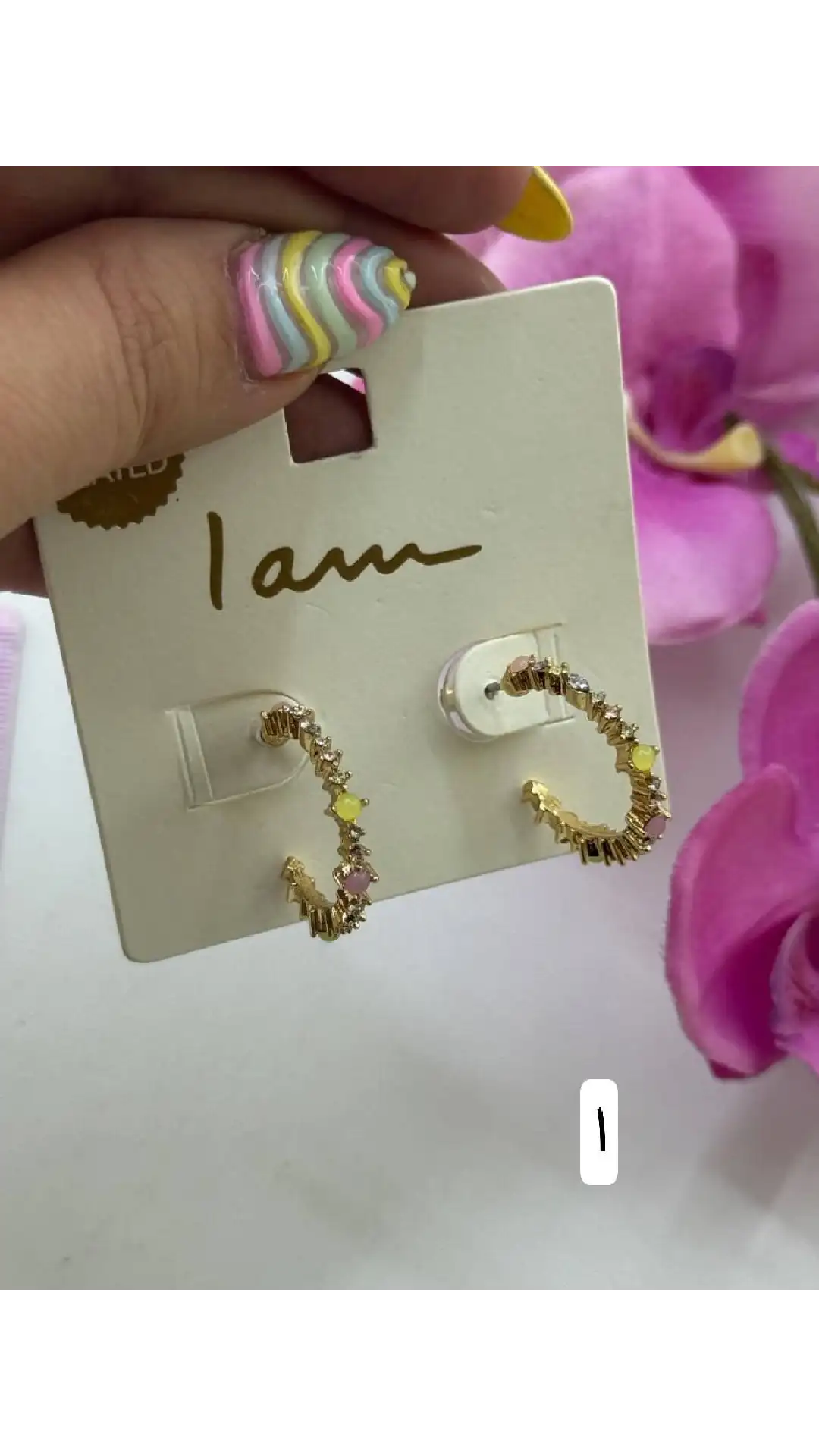 گوشواره وارداتی IAM ES6344