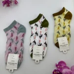 جوراب طرح برجسته زنانه J9566