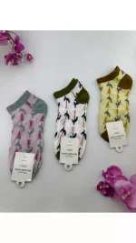 جوراب طرح برجسته زنانه J9566