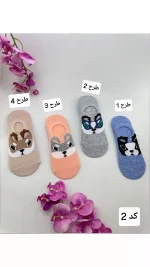 جوراب کالج گربه زنانه 90778 - تصویر 3