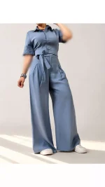 ست شومیز شلوار سیمین زنانه 52333 - تصویر 5