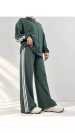 سویشرت و شلوار خطدار زنانه ۱۰۰۵۴۵ - تصویر 7