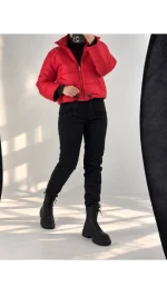 کاپشن شمعی زنانه کوتاه 307680 - تصویر 5